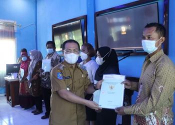 Bupati Mukomuko Hadiri Penyerahan Sertifikat Oleh Manteri ATR/BPN secara Virtual