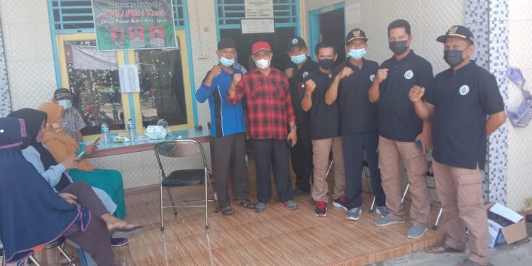 Kejar target Vaksinasi Covid-19, Pemdes Pasar Baru Fasilitasi Vaksinasi Massal