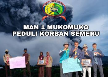 Peduli Semeru, MAN 1 Mukomuko Gelar Penggalangan Dana