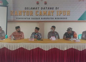 Kecamatan Ipuh Gelar Rakor Percepatan Penyusunan APBDes Dan Penetapan KPM BLT-DD Tahun 2022