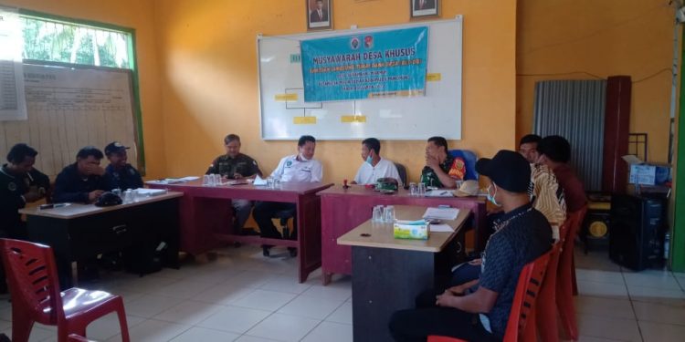 Pemdes Semambang Makmur Gelar Musdessus Penetapan KPM BLT-DD tahun 2022