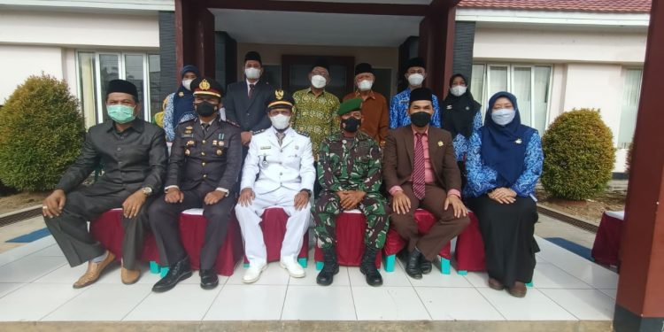 Wisnu Hadi, Hut Kabupaten Mukomuko Ke- 19 Menuju Perubahan Yang Lebih Baik, Kecamatan Ipuh Gelar Upacara Bendera