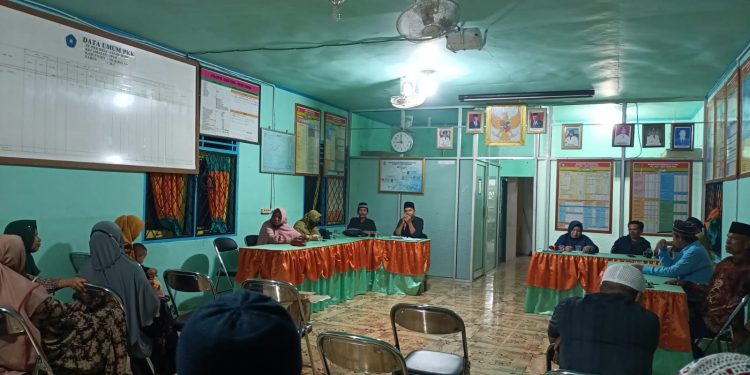 Pemdes Pasar Baru Gelar Penetapan Panitia Pilkades 2022