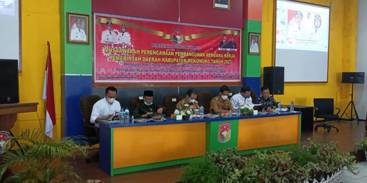 Pemkab Mukomuko Gelar Musrenbang RKPD Tahun 2023