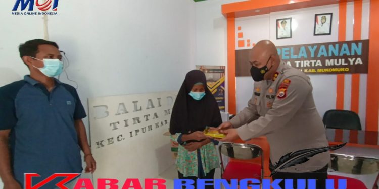 Dalam Menyambut Bulan Suci Ramadhan, Kapolres Mukomuko Gelar Serbuan Vaksin Covid-19