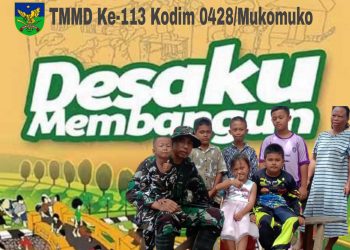 TNI Bersama Rakyat Negara Kuat, Cerminan Kegiatan TMMD Ke-113 Kodim 0428/MM