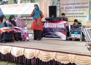 MIN 3 Mukomuko Gelar Pelepasan Peserta didik Kelas VI Tahun Pelajaran 2021-2022