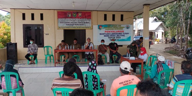 Pemdes Gading Jaya Bagi BLT-DD Tahap II