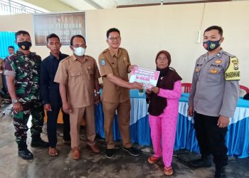Pemdes Tanjung Jaya, 67 KPM Terima BLT-DD Tahap II TA 2022