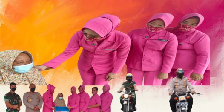 Kapolres Mukomuko & Dandim 0428/MM Serta Kasat Lantas Gelar Bansos dan Kampanye Road Safety