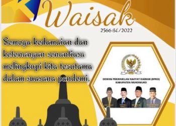 Banner DPRD Hari Raya Waisak 2566 BE