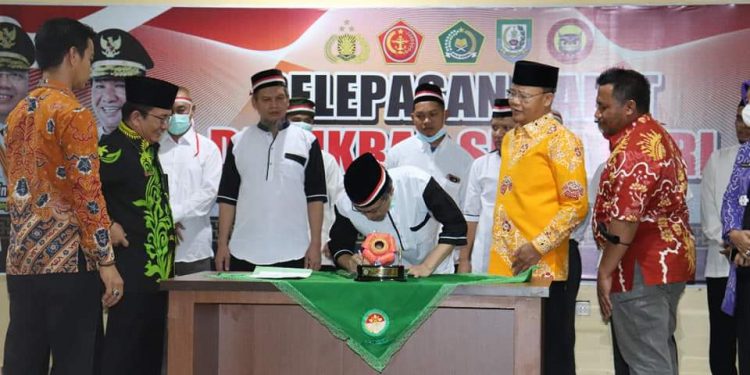 Ucap Ikrar Setia NKRI : Kakanwil Kemenag Provinsi Bengkulu Lepas Baiat, Eks Jaringan JI