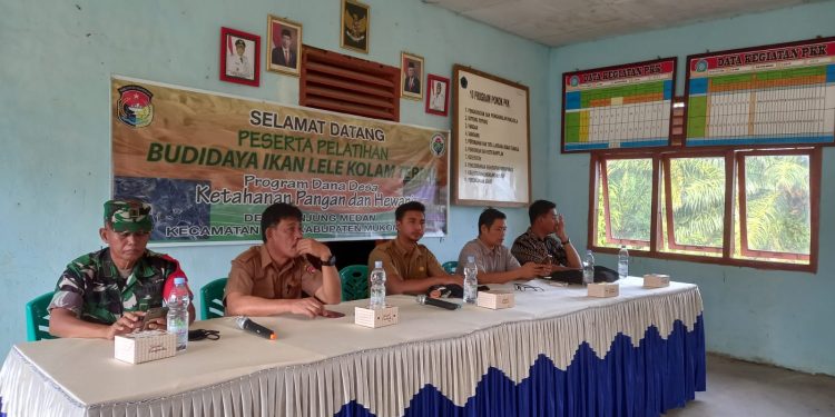 Program Ketahanan Pangan Desa : Pemdes Tanjung Medan Gelar Pelatihan Budidaya Ikan Lele