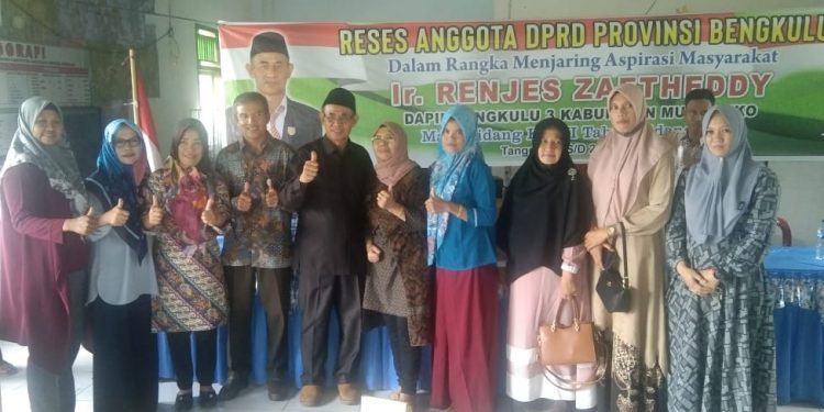 Jaring Aspirasi Masyarakat, Anggota DPRD Provinsi Ir.Renjes Zaeteddy Gelar Reses Masa Sidang ke 2 di Desa Tanah Rekah