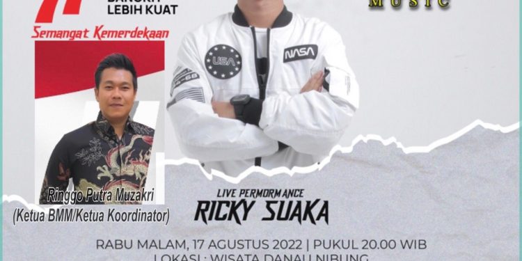 Semangat Kemerdekaan, BMM Gelar Konser di Wisata Danau Nibung