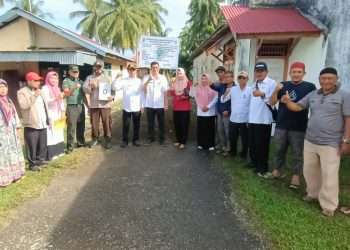 Pemdes Pasar Ipuh Gelar Titik Nol Pembangunan Tahap I Tahun 2022
