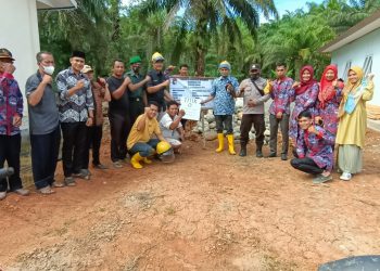 Pemdes Air Buluh Gelar Titik Nol Pembangunan Fisik Tahap 1 TA 2022