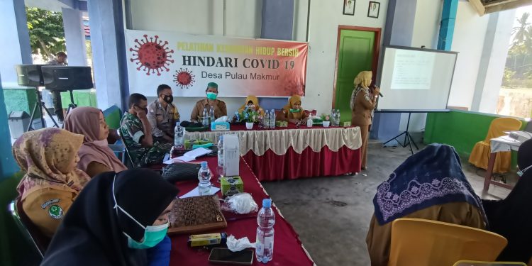 Pemdes Pulau Makmur Gelar Pelatihan Kesehatan Hidup Bersih