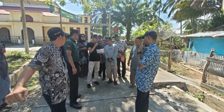 Pemdes Pasar Ipuh Gelar Monev Pembangunan Fisik Tahap I TA Tahun 2022