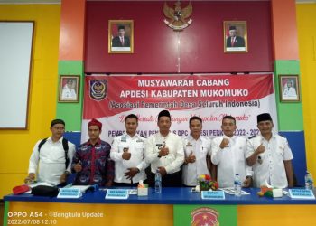 Rismanaji Duduki Ketua DPC APDESI Kabupaten Mukomuko Priode 2022-2027