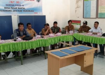 Pemdes Pasar Bantal Gelar Serah Terima Pekerjaan, Kades : Mari Bersama Kita Rawat dan Pelihara Infrastruktur Yang Dibangun agar Awet dan Lestari
