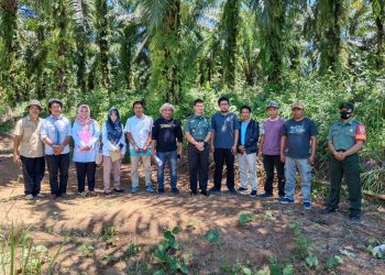 Dandim 0428/MM Bersama Instansi Terkait Tinjau Penentuan Titik Nol Pembangunan Kantor Koramil di Kecamatan Penarik dan Pembangunan Aula Kantor Koramil di Kecamatan Pondok Suguh