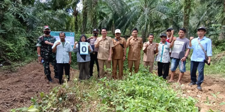 Meningkatkan Pembangunan Desa , Pemdes Tirta Mulya Gelar Titik Nol Pembangunan