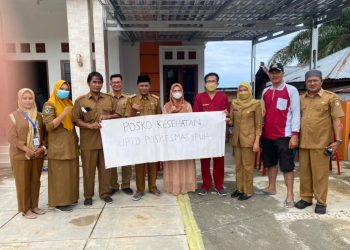 Banjir Desa Air Buluh, UPTD Puskesmas Ipuh Dirikan Posko Kesehatan