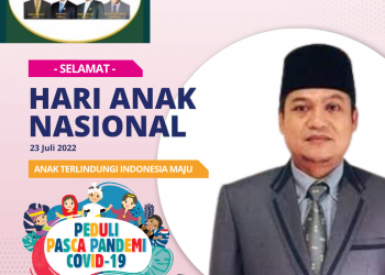Banner Ucapan Hari Anak Nasional Ketua Komisi II DPRD Kabupaten Mukomuko