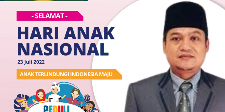 Banner Ucapan Hari Anak Nasional Ketua Komisi II DPRD Kabupaten Mukomuko