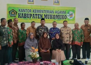 Penguatan Organisasi Pendidikan Agama Islam (PAI), Kemenag Kabupaten Mukomuko Gelar Rakor