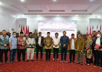 Gubernur Rohidin Sampaikan Aspirasi ke Komisi V DPR RI untuk Penanganan Banjir Bengkulu Jangka Panjang