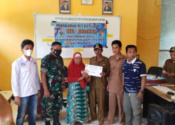 Pemdes Semambang Makmur Saluran BLT-DD Tahap III Tahun 2022