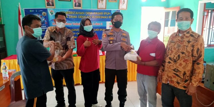 Pemdes Pasar Ipuh Gelar Vaksinasi Covid-19 Dosis II & III