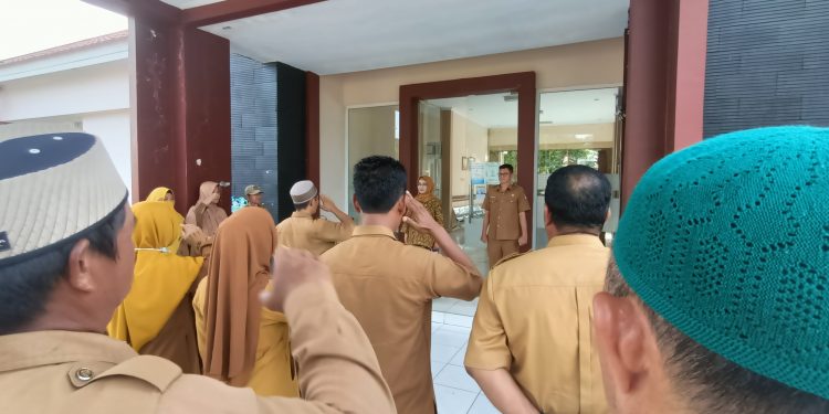 Wabup Mukomuko, Wasri Pimpinan Apel Sore Kecamatan Ipuh