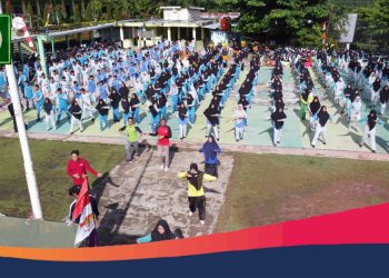 General Manager PT.DDP Support MAN 1 Mukomuko Dalam Gelaran Gerakan Nasional Aksi Bergizi 2022
