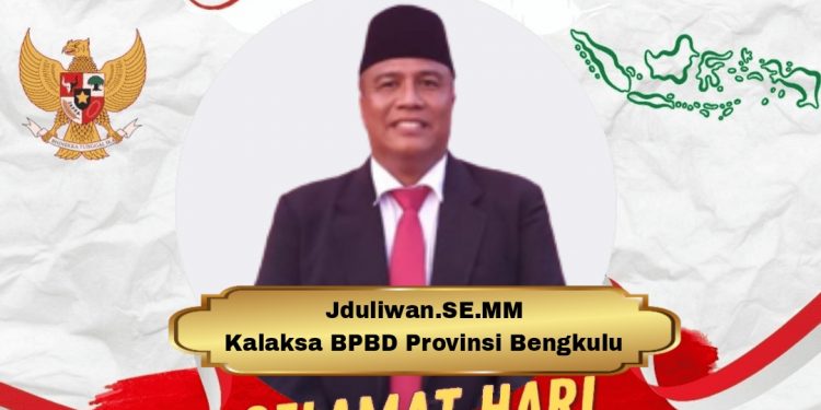 Ucapan Hari Sumpah Pemuda, Kalaksa BPBD Provinsi Bengkulu