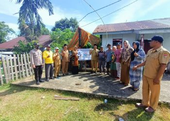 Pemdes Pasar Ipuh Gelar Titik Nol Pembangunan Sumur Bor