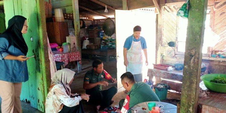 Upaya Meringankan Beban Ekonomi, Babinsa Masuk Dapur Warga Binaan