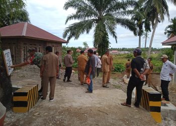 Pemdes Pasar Baru Gelar Monev Pembangunan Tahap II Tahun 2022
