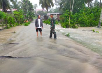 Intensitas Curah Hujan Yang Tinggi, Beberapa Desa di Kecamatan Ipuh Terendam Banjir