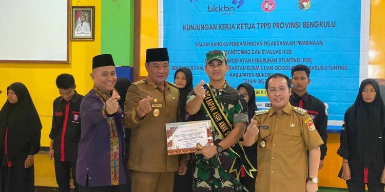 Upaya Percepatan Penurunan Stunting, Ketua TPPS Provinsi Kunker Ke Kabupaten Mukomuko
