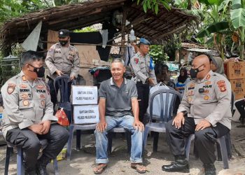 Polri Peduli, Kapolres Prabumulih Kunjungi dan Beri Bantuan Kepada Korban Kebakaran