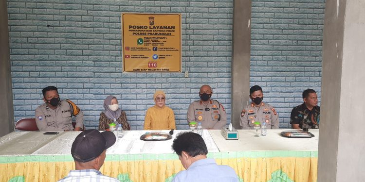 Polisi Ngantor di Desa : Kapolres Prabumulih, Wujud Kedekatan Polri Dengan Masyarakat
