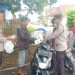 Polres Prabumulih, Kasar Binmas Berikan Hadiah & Himbauan Kamtibmas Kepada Tukang Ojek