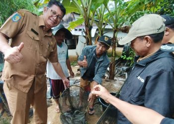 Ketahanan Pangan, Pokmas Manunggal Jaya Panen Raya Ikan Lele