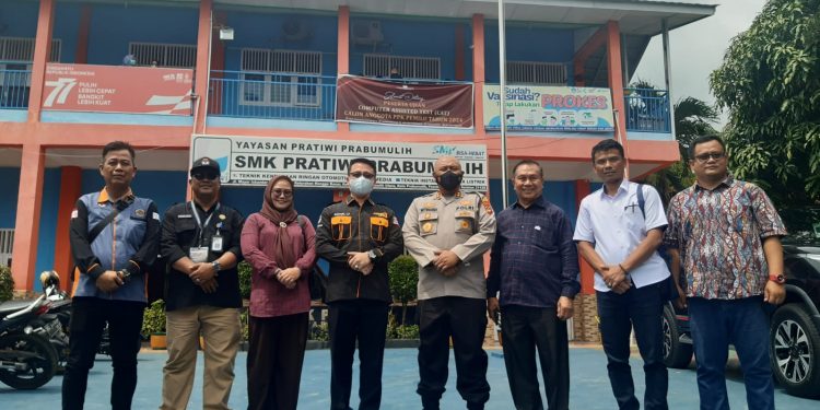 Persiapan KPU Prabumulih,Kapolres Prabumulih & Ketua KPU Monitor Langsung Jalannya Tes PPK