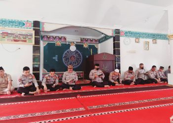 Kapolres Prabumulih Gelar Kegiatan Bimbingan Rohani dan Mental Personel Polres Prabumulih