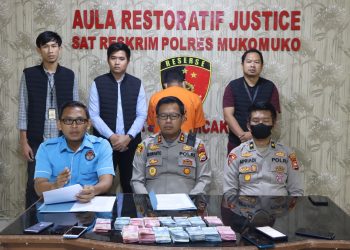 Polres Mukomuko Kembali Tangkap Tersangka Korupsi Pengadaan Mesin Tepung Ikan Desa Bantal