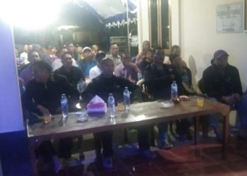 Ajang Perkuat Silaturahmi Dengan Warga, Polsek Lubuk Pinang Gelar Nobar Piala Dunia 2022